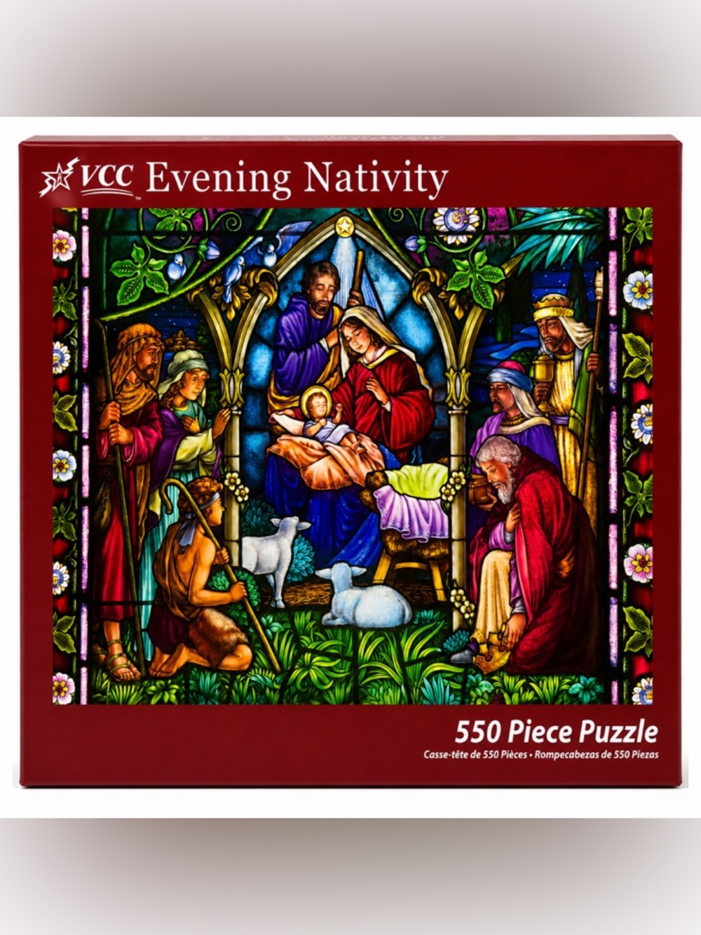 Vermont Christmas Company Evening Nativity 550 Piece Puzzle Complete Like New